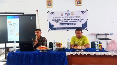 SMA Negeri 6 Sinjai Adakan Pelatihan Jurnalistik