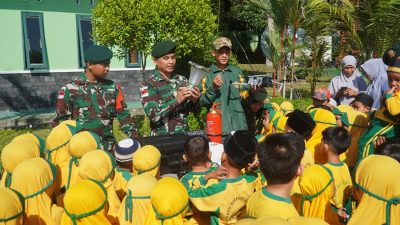 Outing Class PAUD Al-Ikhlas di Kotis Satgas Pamtas Yonarmed 11 Kostrad