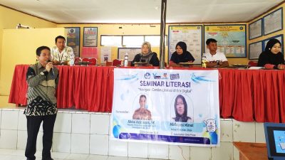 Hadirkan Dua Narasumber Hebat, TBM Karlos Gelar Seminar Literasi
