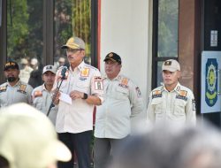 Sukseskan Pilkada 2024, Pj Bupati Pimpin Apel Gabungan Satpol PP dan Damkar