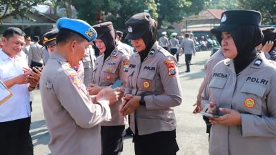 Cegah Potensi Terlibat Judol, Ponsel Personel Polres Kediri Diperiksa