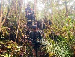 Jaga Kedaulatan Negara, Satgas Pamtas Yonarmed 11 Kostrad Laksanakan Patroli Patok