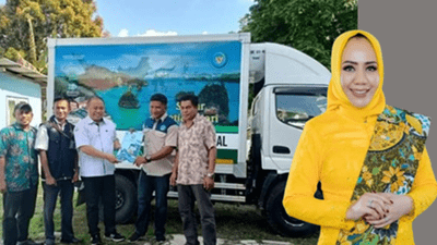 Alien Mus Bantu Mobil Pendingin untuk Koperasi Nelayan SPJ Halsel
