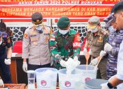 Dansatgas Pamtas Yonarmed 11 Kostrad Hadiri Pemusnahan Barang Bukti di Polres Nunukan