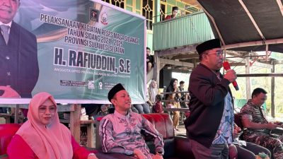 Gelar Temu Konstituen, H. Rafiuddin Serap Aspirasi Masyarakat Tabbinjai