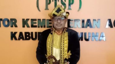 Peringati HAB Ke-79, Kantor Kemenag Muna Bagikan Sembako di Dua Pesantren