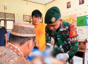 Satgas Pamtas Yonarmed 11 Kostrad Bersama Baznas Gelar Khitanan Massal