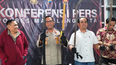 Polres Magelang Kota Gagalkan Aksi Tawuran, Para Pelaku Serahkan Sajam