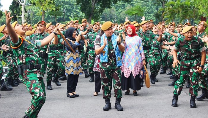 Yonarmed 12 Kostrad Terima Kunjungan Kerja Danpussenarmed TNI AD