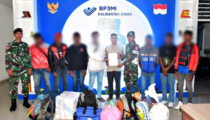 Satgas Pamtas Yonarmed 11 Kostrad Kembali Gagalkan Pengiriman 5 CPMI Ilegal