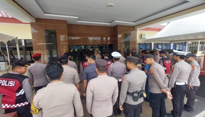 Puluhan Polisi Siap Amankan Aksi Demo KKFSRI di Sinjai