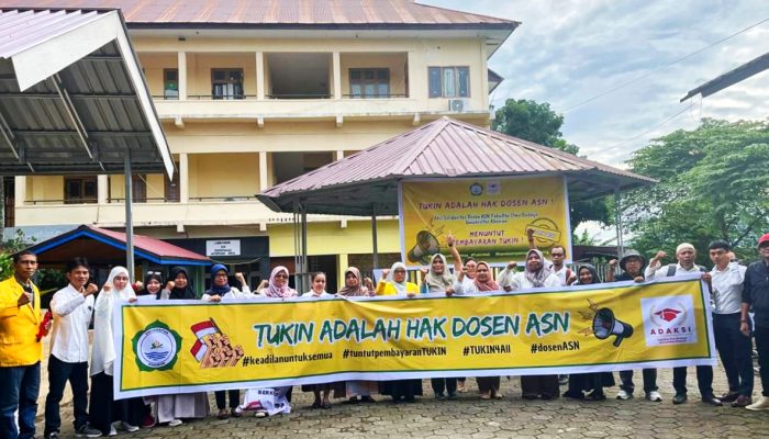Tuntut Tukin Harus Dibayar, ADAKSI FIB Unkhair Gelar Aksi dan Sampaikan Petisi