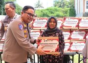 Peduli Sesama, Polres Temanggung Bersama Forkopimda dan Mahasiswa Gelar Bakti Sosial