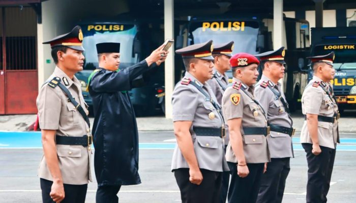 Polres Kediri Gelar Sertijab Sejumlah Perwira