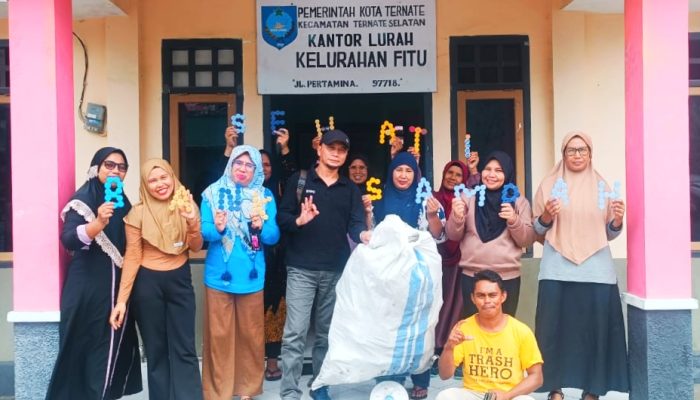 Dukung Program DLH, TP PKK Kelurahan Fitu Bentuk Bank Sampah Sehati