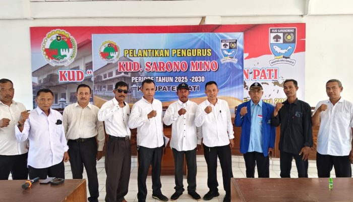 Pengurus Baru KUD Sarono Mino Dilantik, Siap Wujudkan Koperasi Mandiri