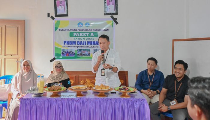 Dua Peserta Didik Titipan Ex Menteri Sosial RI Jalani Ujian Paket A di PKBM Baji Minasa Sinjai Tengah