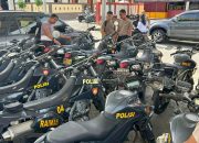 Sat Samapta Polres Ternate Terima Bantuan Perlengkapan dan Kendaraan Operasional