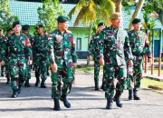 Dirsen Pussenarmed Laksanakan Kunker ke Satgas Pamtas Yonarmed 11 Kostrad