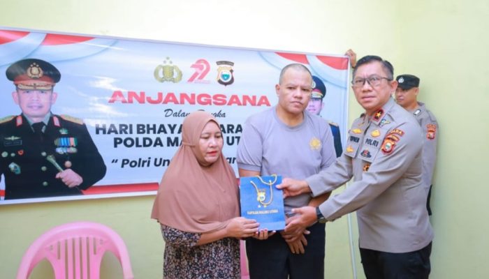 Sambut HUT ke-79 Bhayangkara, Polda Malut Gelar Anjangsana