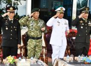 Satgas Pamtas Yonarmed 11 Kostrad Laksanakan Upacara Peringatan Hari Lahir Pancasila