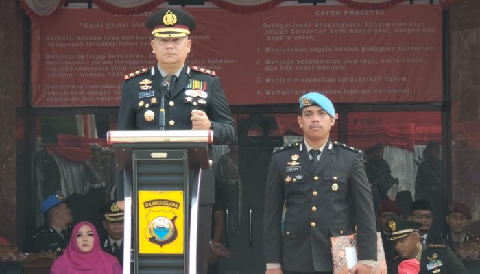Perayaan HUT Bhayangkara Ke-79 di Polres Sinjai Penuh Khidmat