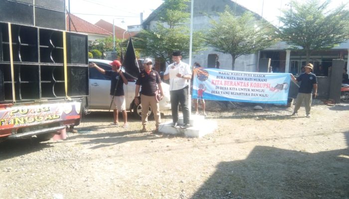 Dugaan Penyelewengan Anggaran, PD GNPK-RI Brebes Bersama Warga Temui Kades Siasem