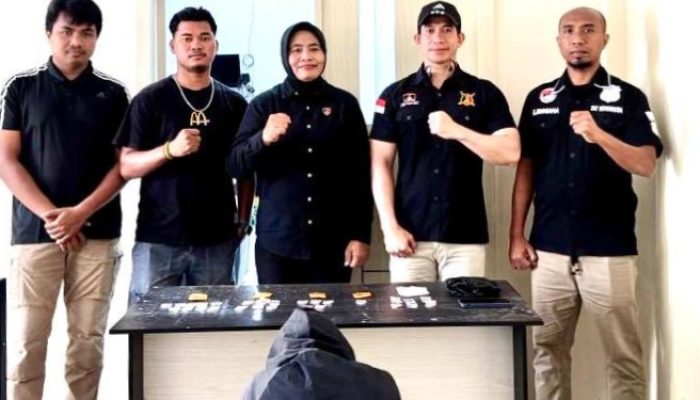 Sat Resnarkoba Polres Ternate Amankan Terduga Pengedar Sabu di Kalumata