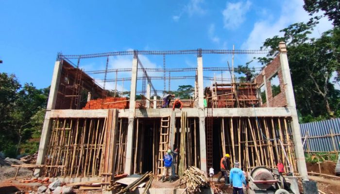 Dikebut, Progres Pembangunan Markas Polsek Windusari Capai 24 Persen