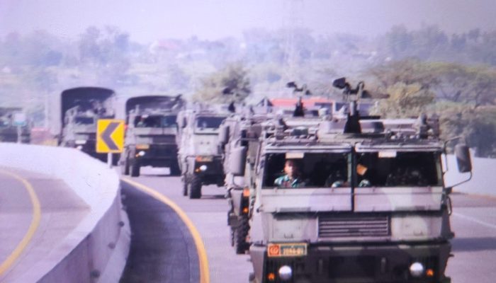 Menuju Ambal Kebumen, Yonarmed 1 Kostrad Siap Dukung Latbakjatratnis