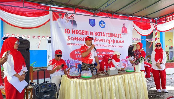 Semarakkan HUT ke-80 Kemerdekaan RI, SD Negeri 15 Kota Ternate Gelar Aneka Lomba
