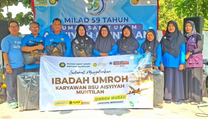 Milad Ke-59 RSU Aisyiyah Muntilan, 5 Karyawan Terima Hadiah Umroh