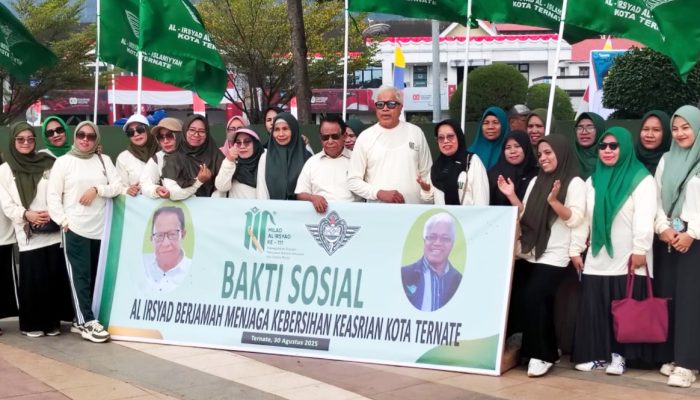 Jelang Milad ke-111, Pengurus DPW Al-Irsyad Al-Islamiyah Malut Gelar Baksos