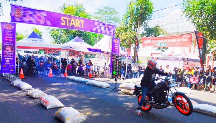 Peringati Hari Lalulintas Bhayangkara, Polresta, Magelang Gelar Kejuaraan Drag Bike