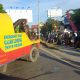Sebuah Truck Muatan Rotan Terbalik di Jalur Pantura Brebes
