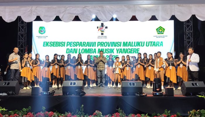Halbar Raih Juara I Lomba Musik Yangere di Gelaran Ekshibisi Pesparawi