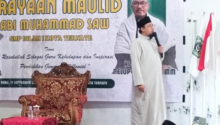 Peringati Maulid Nabi, SMP Islam 1 Kota Ternate Hadirkan Habib Zaki Abdurrahman Al-Idrus