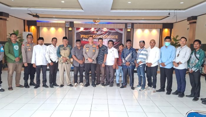 Sejumlah Ormas di Halut Hadiri Konferensi Pers Terkait Kasus Penistaan Agama