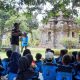 Siswa-Siswi SD Negeri Semen Windusari Dikenalkan Situs Purbakala Candi Selogriyo