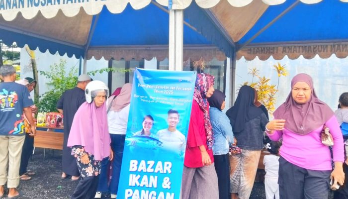 Sambut HUT ke-26 KKP, PPN Ternate Gelar Bazar Pangan dan Ikan Murah