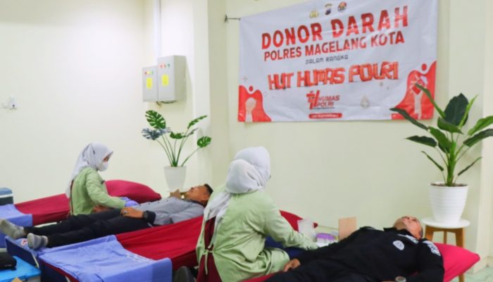 A-PPI Magelang Raya Apresiasi Aksi Donor Darah Humas Polri