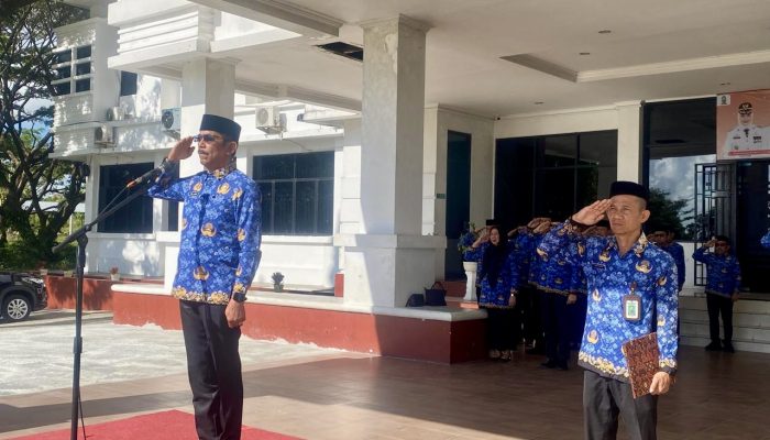 Upacara Hari Kesadaran Nasional, Sekda Sinjai Puji Dinas PUPR