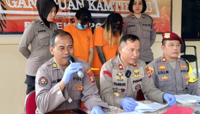 Terlibat Curanmor, Dua Perempuan Muda Magelang Dibekuk Polsek Depok Timur