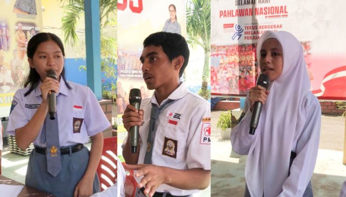 3 Paslon Ketua dan Wakil Ketua OSIS SMA Negeri 1 Halbar Ikuti Debat Kandidat 