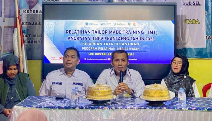 LPK Suryani dan BPVP Bantaeng Sukses Adakan Pelatihan Tata Kecantikan