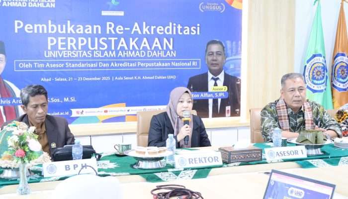 Perpustakaan UIAD Sinjai Jalani Re-Akreditasi Oleh Tim Asesor Perpustakaan Nasional RI
