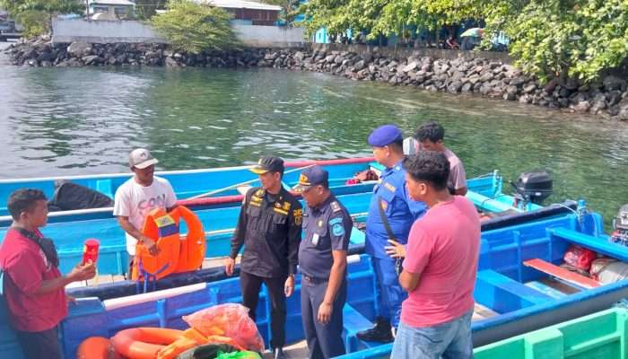 Gandeng Syahbandar dan Satwas PSDKP, Danpos Polair PPN Ternate Gelar Patroli KRYD