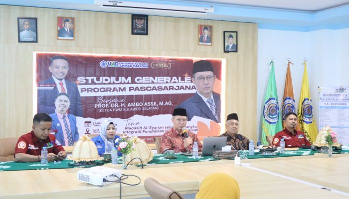 Studium Generale Pascasarjana UIAD Sinjai Bahas Maqasid Al-Syariah Dalam Pendidikan dan Dakwah