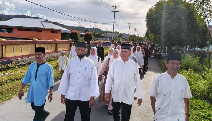 Sambut Ramadan 1447 H, Satuan Pendidikan di Kecamatan Obi Gelar Pawai Ta’aruf