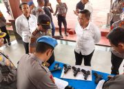 Pastikan Penggunaan Sesuai Aturan, Polres Sinjai Periksa Senpi Personel
